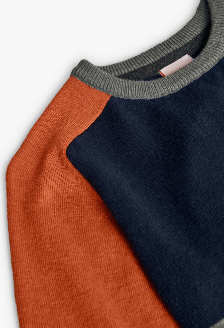 Strickpullover Junge 3 farbig Boboli3